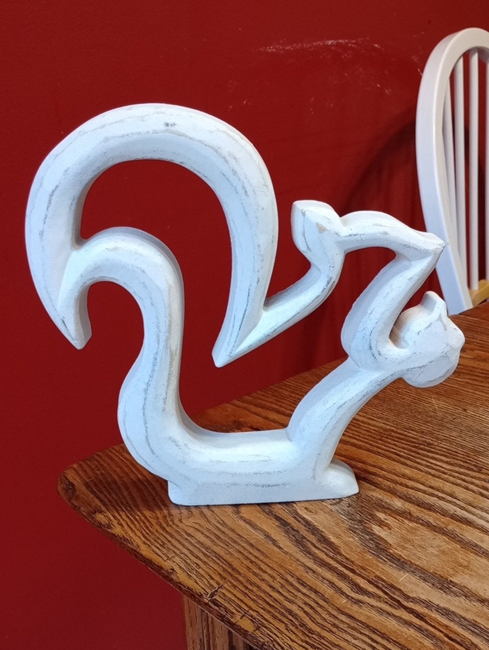 White Decorative Squirrel